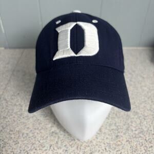 Vintage Y2K Duke Blue Devils University Baseball Hat Nap Fitted NCAA